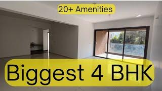 Inside Video Tour Of 4 BHK Luxurious Flat Located @ Vastrapur, Ahmedabad | Luxury Apartment #sale