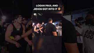 LOGAN PAUL AND JIDION GOT INTO IT!!!