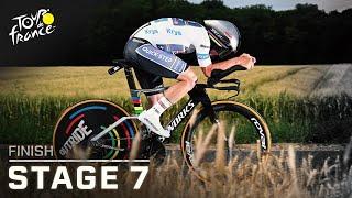 Highlights: 2024 Tour de France, Stage 7 time trial finish | Cycling on NBC Sports