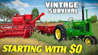 STARTING WITH $0 - Vintage Survival FINAL SERIES | Episode 1