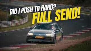 VTEC hits hard on the Nürburgring Nordschleife // Civic EF  B18C / BTG 8.00