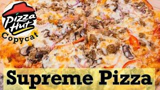 Homemade Pizza Supreme ( Pizza Hut Copycat) | Papay Bread ATBP