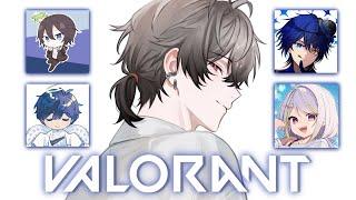 【VALORANT】 Tourney Prep SWEATY FULLSTACK! w/ Soraru, Amon, Kyo, Nikora 【Leo Kuga / Neo-Porte】