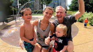 Andy's Adventures: Beating the heat at a Portland splash pad