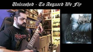 Unleashed  - To Asgaard We Fly (guitar cover)