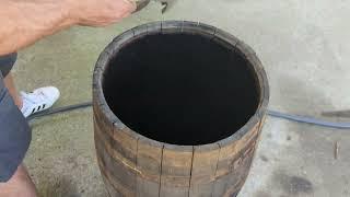 Recooping And Recharring An Oak Barrel