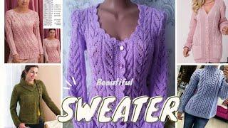 New Sweater Cardigan designs for girls and women | #sweaterdesign #sweater #cardigan