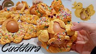 Cuddura Cu L'Ova Ricetta Siciliana Per Pasqua Dei Pupi/ Ciciuliu / Aceddi/ Pannareddu/ Cuddureddi