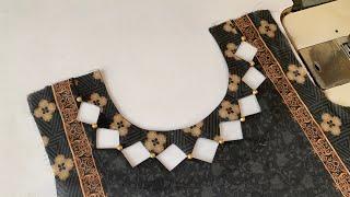 Beautiful and Stylish Neck Design for Eid / Cutting and Stitching