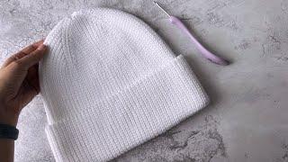  This Hat ALWAYS turns out PERFECT! Beanie hat - crocheted like knitting