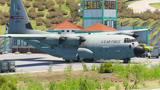 Skilled Pilot! US Air Force C-130 Takes Off from Ultra Short Runway – INSANE Precision Flying!
