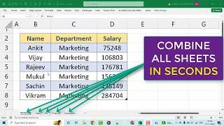 Combine or Compile all sheets in seconds