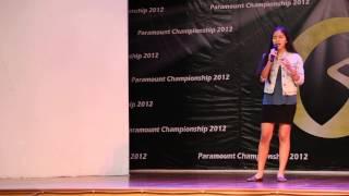 Paramount Championship 2013 SEMI Finals (Cat B) - Puteri Alisa- Malay solo singing