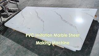 PVC Imitation Marble Sheet Making Machine / Extruder Machine