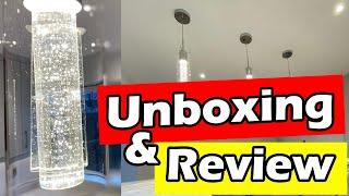 Pendant Lights Review - XiNBEi - Kitchen Lighting With LED Dimmer