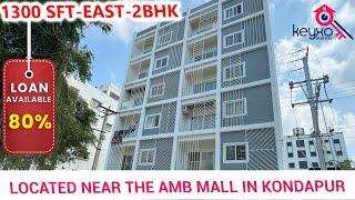 Near AMB Mall | Brand New 2Bhk Flats For Sale in Kondapur |Hyderabad |KeyXO Properties