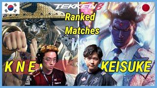 DRX | Knee  (Heihachi) vs ZETA | Keisuke  (Kazuya)  Tekken 8 High Level Gameplay