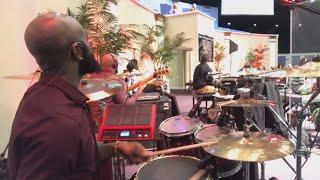 A Lil Ole Skool Foot Stompin w/ Mike Hunter On Drums