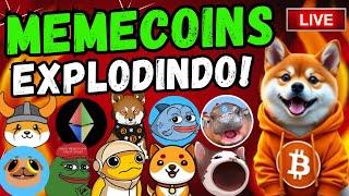 MEMECOINS EXPLODINDOPERDEU A ALTA?VAI SUBIR MAIS