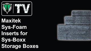 ToolsVision - Maxitek Sys-Foam Inserts for Sys-Boxx Storage Boxes