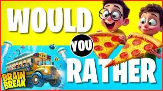 Back to School Brain Break  Freeze Dance for Kids  Would You Rather  Just Dance  Danny GoNoodle