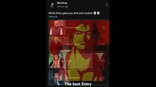 神 Who Has the Coolest Entry?  Shanks or World Leaders?
