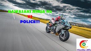 BIKERS VS COPS - Motorcycle Police Chase -Kawasaki Ninja H2 VS POLICE !!!