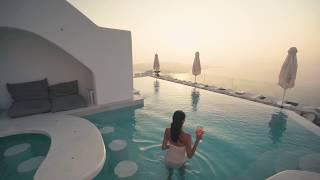 The infinity pool of Athina Luxury Suites - Santorini