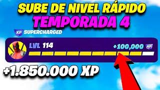 [MAPA de XP] Como *SUBIR RAPIDO DE NIVEL* en FORTNITE 2024 *BUG de EXPERIENCIA* Temporada 4 XP BUG