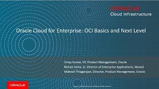 Oracle Cloud Infrastructure Overview: The Basics and The Next Level