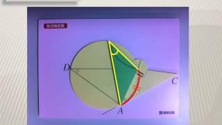 數學教具 幾何性質旋轉組-弦切角性質