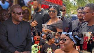 JM NDC and Ghana Celebrities Storm Musician Mzbel’s Mother Funeral Today