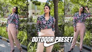 Outdoor preset | free lightroom preset | How to edit photos on lightroom |  free lr presets |