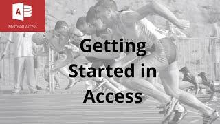 Getting started with Microsoft Access, the first steps