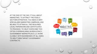 Government Marketplace – Marketing You to the State