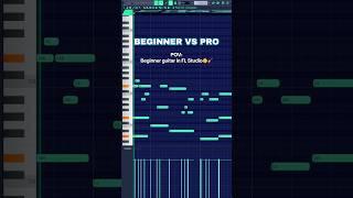 Beginner vs Pro #flstudio #flproducer #beatmaker #guitar #pov