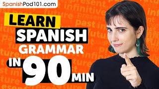 Learn Spanish Grammar in 1 Hour - ALL the Basics Beginners Need [Grammar]