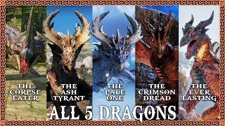 God of War Ragnarök - All 5 Dragons