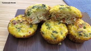 Signature Egg Muffin Recipe By Tastemade world || After making it once you will make it many times️