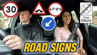 Reading The Road Signs Early | Ben's Driving Lesson