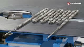 Bending machine for finned elements - Small radii | CSM MACHINERY