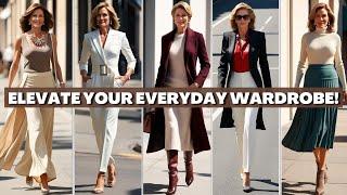 40 Classy Casual Outfits for Women Over 50, 60, & 70 | Expensive-Looking Everyday Wear.