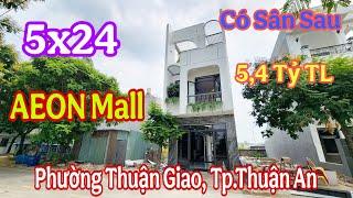 Bán Nhà Thuận Giao Thuận An (2725) Nhà 122m2, Aeon Mall Bình Dương