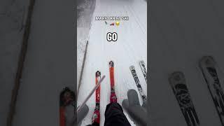 Mario Kart Ski ️️ || #skiing #funny #mariokart #meme