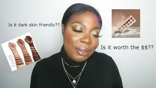DARK/ DEEP SKIN - JACLYN HILL DIVINE NEUTRALS EYESHADOW PALETTE 2021 REVIEW