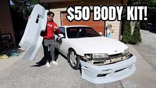 Buying a $50 BODY KIT for my NISSAN S14 240sx