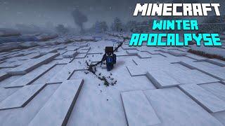 ENDING ALL THE ZOMBIES WITH THE STRONGEST WEAPON... (MINECRAFT WINTER ZOMBIE APOCALYPSE)