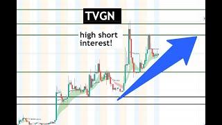 #TVGN  nice uptrend with high short interest and good volume! watch this week $TVGN