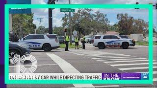 Bradenton police officer hit by driver while directing traffic