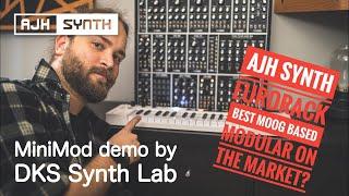 AJH Synth Modular Sound Demo by @DKS-SYNTH-LAB  (MiniMod Eurorack Modular jam, No Talking)